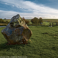 Buy canvas prints of An ancient standing stone by Graeme Hutson