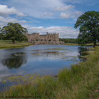 Buy canvas prints of The Castle on the Lake by mark james
