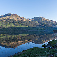 Buy canvas prints of Loch Long sunrise by mark james