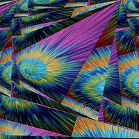 Buy canvas prints of Abstract tie dye by Kate Small