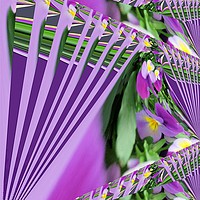 Buy canvas prints of Purple screen by Kate Small