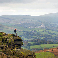 Buy canvas prints of Walking the Peaks by Chris Horsnell