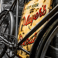 Buy canvas prints of 1936 WWII Bicycle by Antony Atkinson