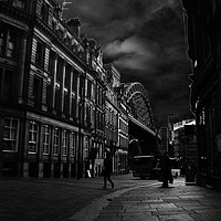 Buy canvas prints of The Quayside Newcastle by Antony Atkinson