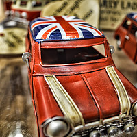 Buy canvas prints of Little Red Mini by Antony Atkinson