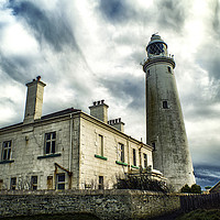 Buy canvas prints of Marys Lighthouse by Antony Atkinson