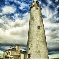 Buy canvas prints of Tynemouth Lighthouse by Antony Atkinson