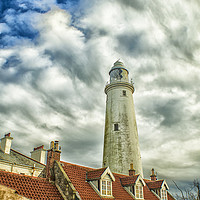 Buy canvas prints of Tynmouth Lighthouse by Antony Atkinson