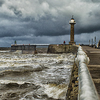 Buy canvas prints of Whitby by the Sea by Antony Atkinson