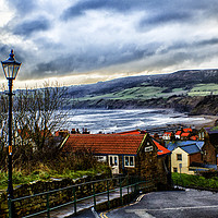 Buy canvas prints of Robin Hood's Bay in Whitby by Antony Atkinson