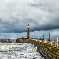 Buy canvas prints of Whitby by the Sea by Antony Atkinson