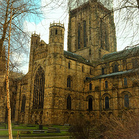 Buy canvas prints of The City of Durham Cathedral  by Antony Atkinson