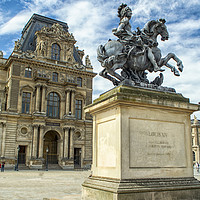 Buy canvas prints of Louvre Art Gallery in Paris by Antony Atkinson