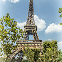 Buy canvas prints of The Eiffel Tower by Antony Atkinson