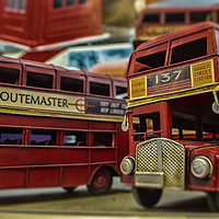 Buy canvas prints of London Red Bus by Antony Atkinson