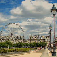 Buy canvas prints of Paris France Wheel by Antony Atkinson