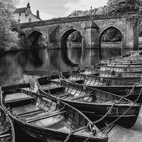 Buy canvas prints of Durham in Black and White by Antony Atkinson