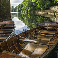 Buy canvas prints of Durham Boating Along the River by Antony Atkinson