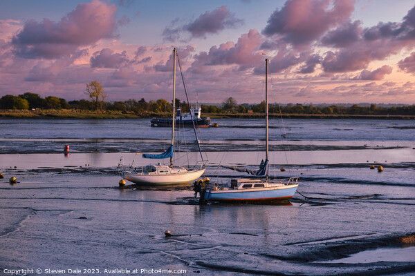 Tranquil Twilight: Heybridge's Historic Haven Picture Board by Steven Dale