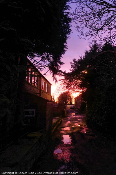 Enchanting Twilight on Little Clegg Road Picture Board by Steven Dale