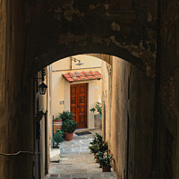 Buy canvas prints of Tuscan Enchantment in Cortona by Steven Dale