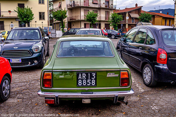 Enchanting Fiat 128 Amidst Tuscan Charm Picture Board by Steven Dale