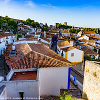 Buy canvas prints of Óbidos Walled Town by Steven Dale