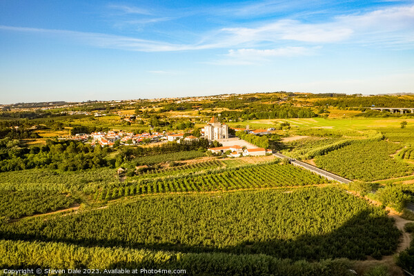 Gently rolling vista near Óbidos Portugal Picture Board by Steven Dale
