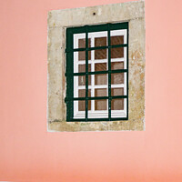 Buy canvas prints of Traditonal casement window Sintra Portugal by Steven Dale