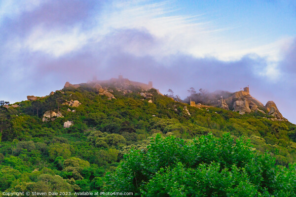 Castelo dos Mouros Sintra Portugal Picture Board by Steven Dale