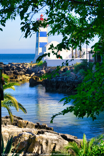 Picturesque  Santa Marta Lighthouse Picture Board by Steven Dale