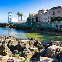 Buy canvas prints of Santa Marta Lighthouse and museum by Steven Dale