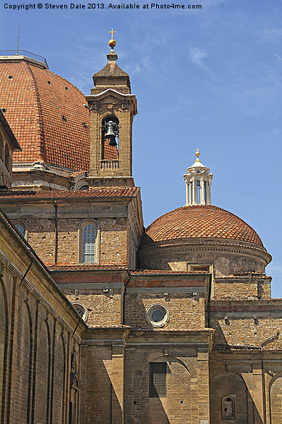 Revered Medici Chapel, Florence Picture Board by Steven Dale