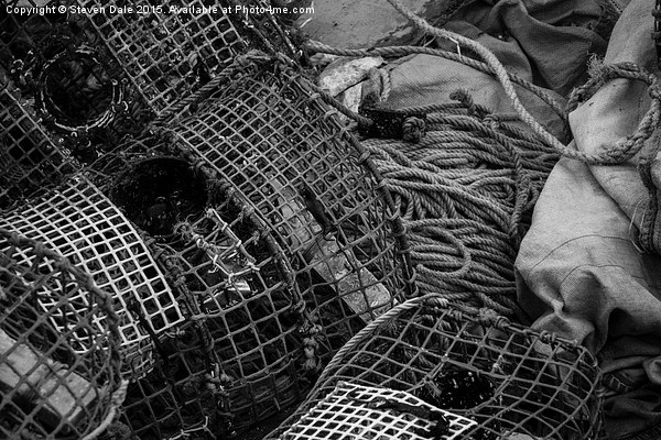  Fishing paraphernalia Cascais  Picture Board by Steven Dale
