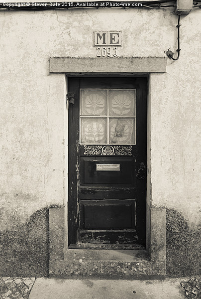  Old Door Portugal Picture Board by Steven Dale