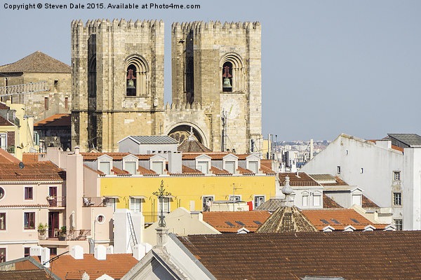 Portugal's Spiritual Heart: Lisbon Cathedral Picture Board by Steven Dale