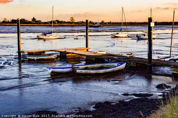 Nautical Serenity at Heybridge Basin Picture Board by Steven Dale
