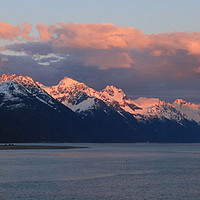 Buy canvas prints of Alaskan Sunset by Janet Mann