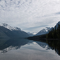 Buy canvas prints of Glacier National Park, McDonald Lake by Janet Mann