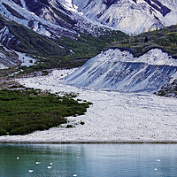 Buy canvas prints of Alaskan Glacier, Glacier Bay by Janet Mann