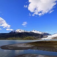 Buy canvas prints of Mendenhall Glacier, Juneau, Alaska by Janet Mann