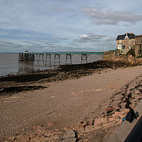 Buy canvas prints of Clevedon somerset by Janet Mann