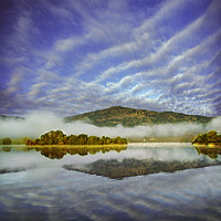 Buy canvas prints of October Morming on Lake Grasmere by Adrian Campfield