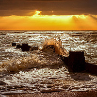 Buy canvas prints of Evening Tide by Adrian Campfield
