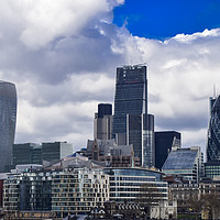 Buy canvas prints of Beautiful London skyline. by Wael Attia