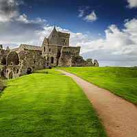 Buy canvas prints of Incholm Abbey, Firth of Forth, Scotland. by Gary Alexander