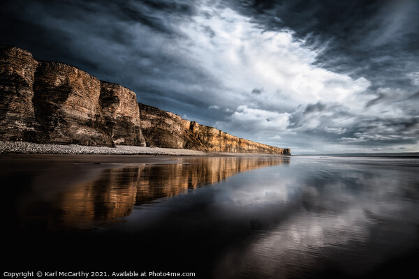 The Cliffs of the Glamorgan Heritage Coast Picture Board by Karl McCarthy