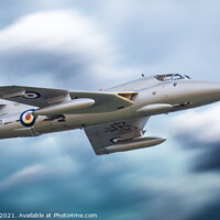 Buy canvas prints of Hawker Hunter by Karl McCarthy