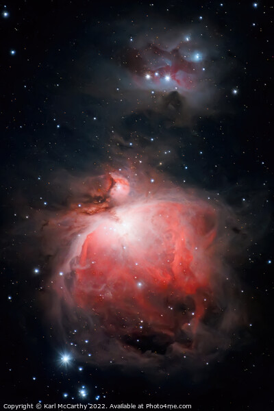 The Orion Nebula Picture Board by Karl McCarthy