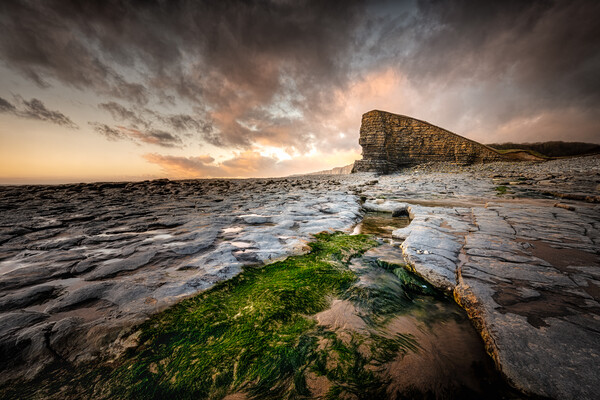 Nash Point at Dusk Picture Board by Karl McCarthy